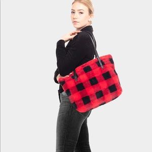 Red Buffalo Plaid Tote
